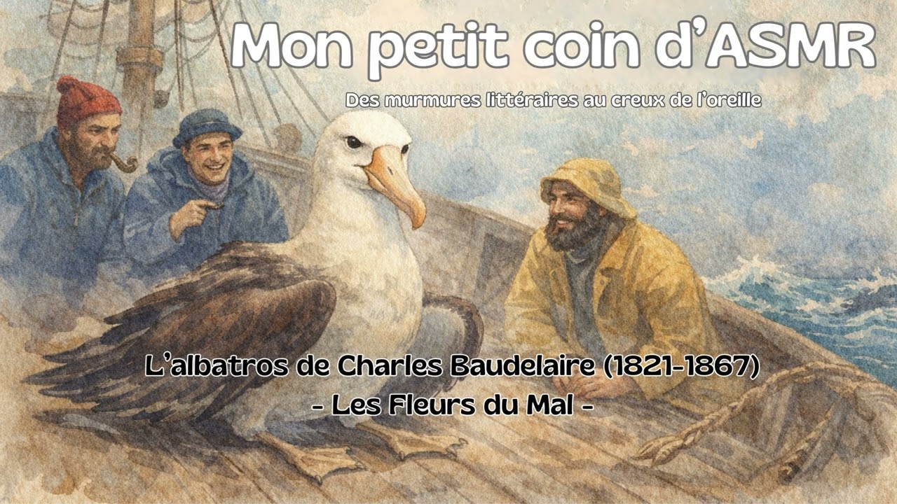 ASMR-FR Chuchotement du poème L'albatros de Charles Baudelaire