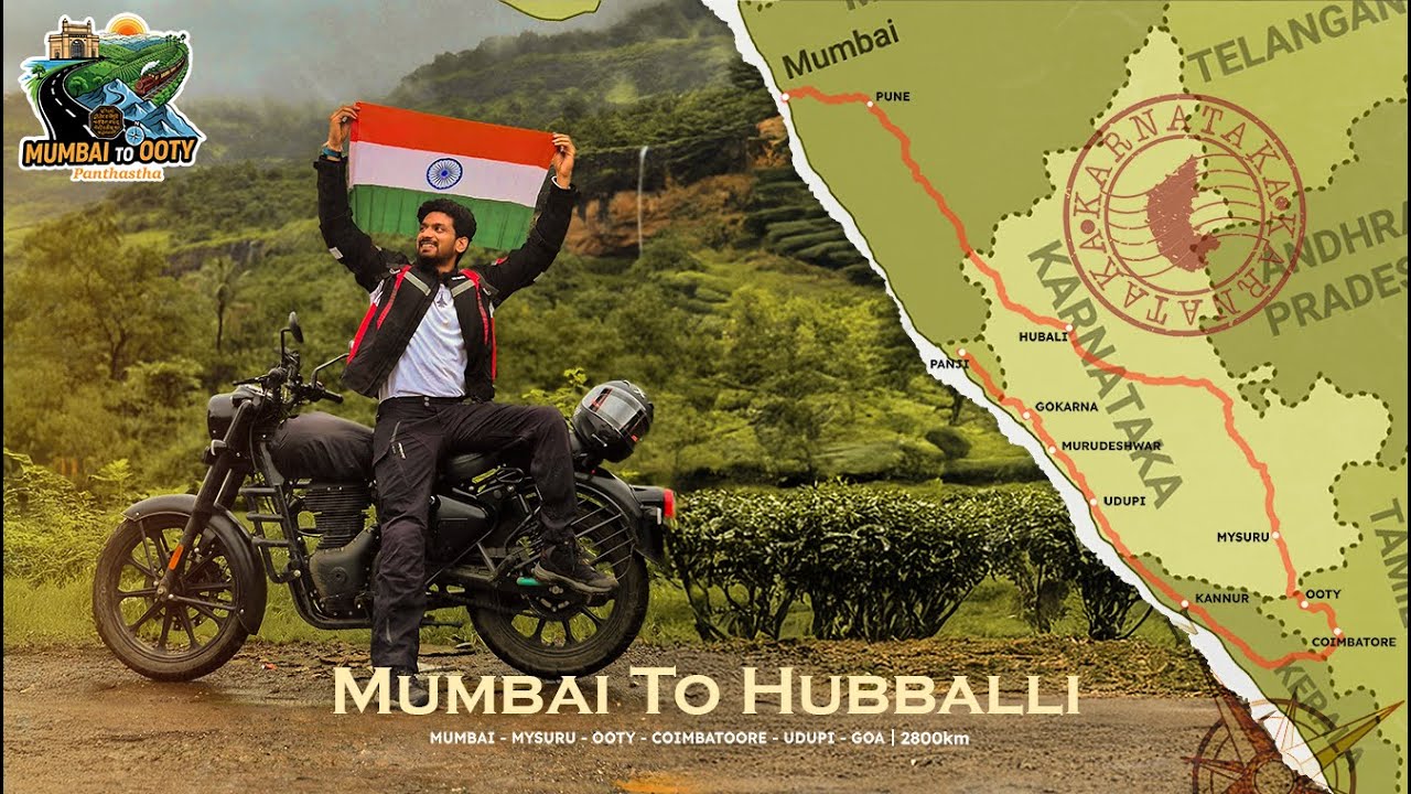 Mumbai To Hubballi | Bike Ride | EP-01 | Maharashtra | Karnataka #panthastha