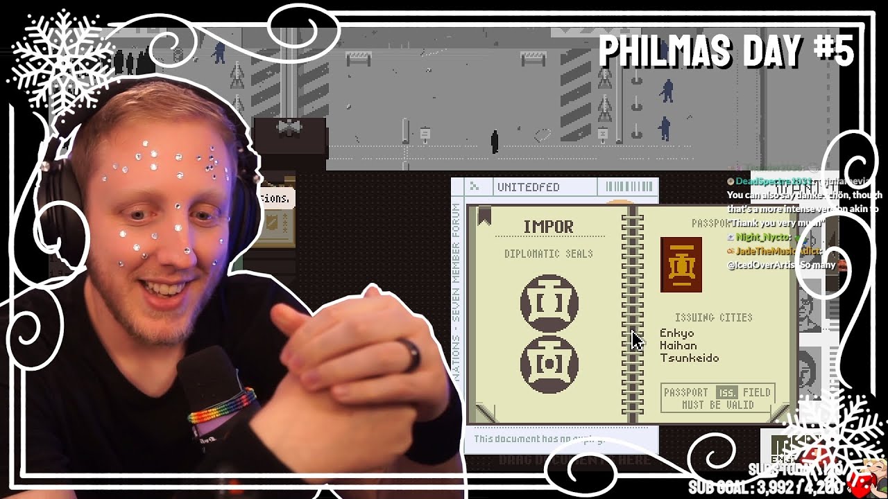 🎄12 DAYS OF PHILMAS!🎄DAY 5 &bull; Papers, Please! - Philza VOD - Streamed on December 5 2025