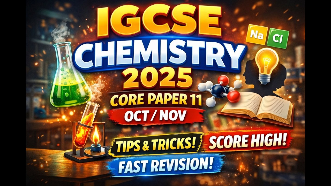 IGCSE Chemistry 0620 Core Paper 1 (11) Oct/Nov 2025 – FULL MCQ Walkthrough & Answers