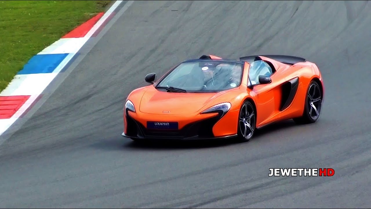 2015 McLaren 650S Spider in ACTION On Track! SOUNDS! (1080p HD)