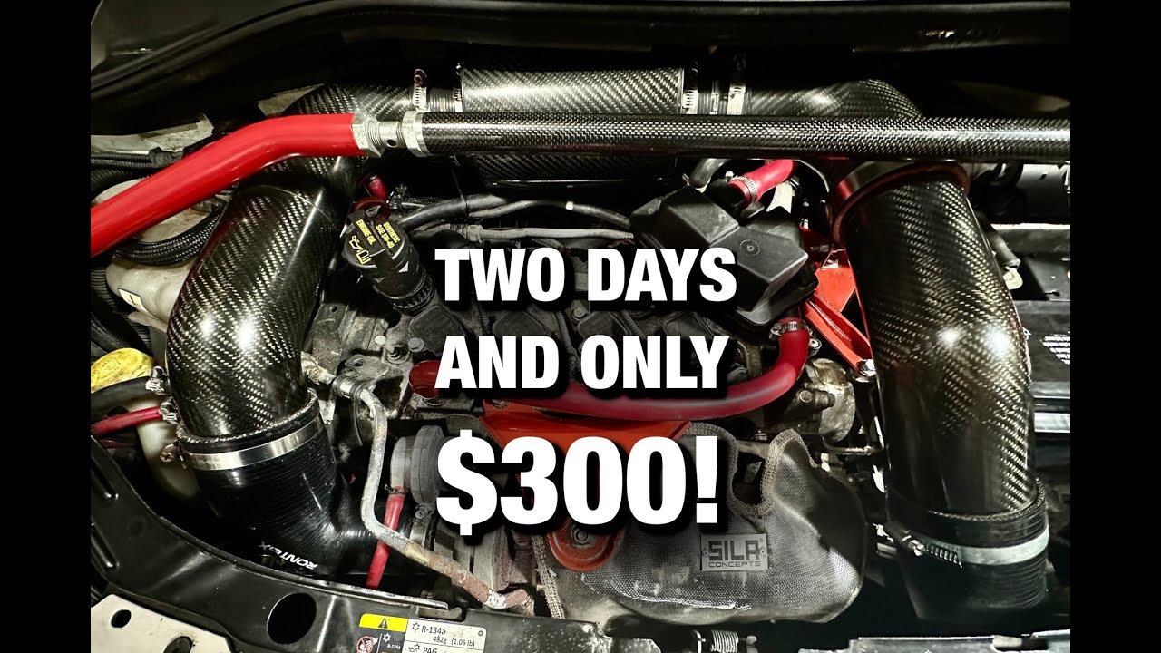 DIY Carbon Fiber Cold Air Intake from Prefab Tubes - Cheap and Easy!