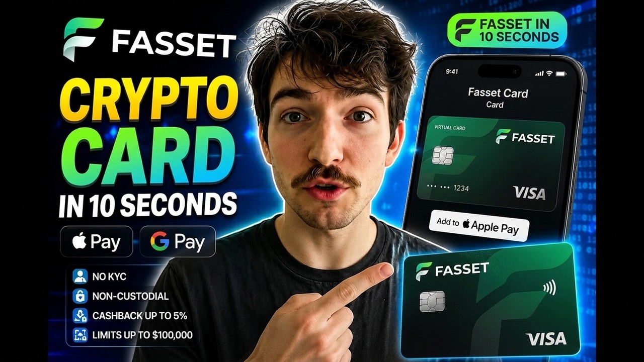 CRYPTO CARD FASSET | BEST NON KYC VISA CARD 2026 | STEP-BY-STEP GUIDE