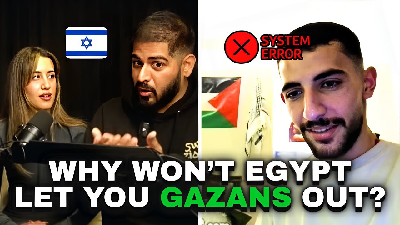 Gazan’s Brain BUFFERS After Learning Muslim Countries Won’t Take In People From Gaza!