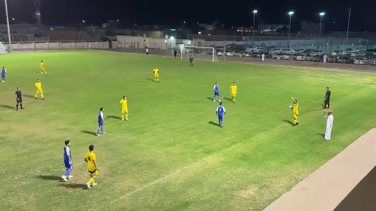 الشوط الأول من مباراة قدى/الحاجر (1-0)
