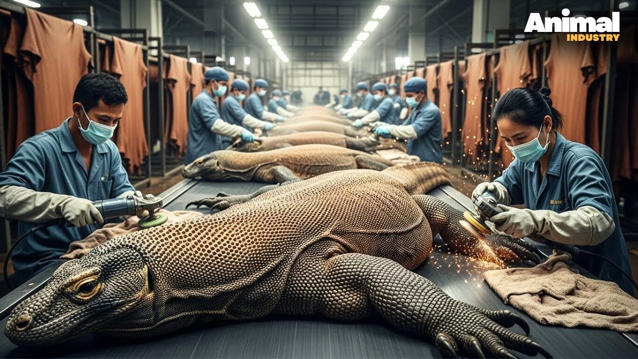 Inside the Komodo Dragon Leather Process &ndash; From Raw Skin to Luxury Fashion