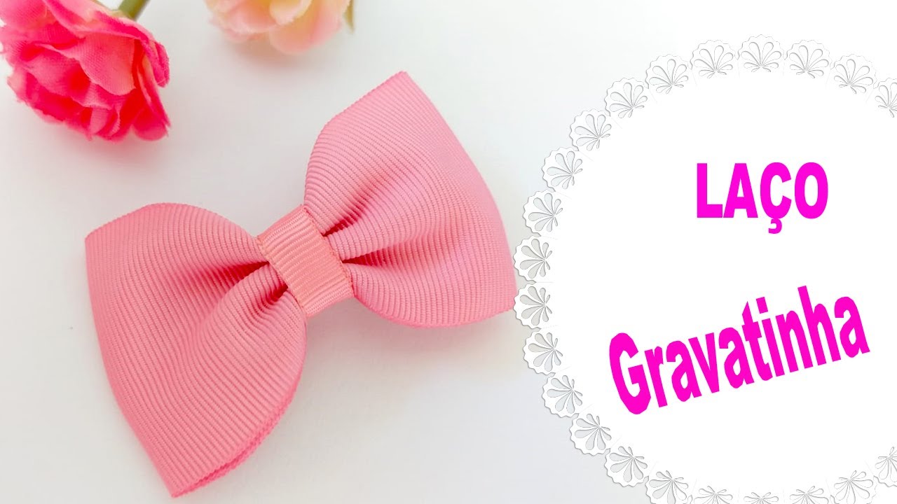 Como fazer Laço Gravatinha (Muito Fácil)