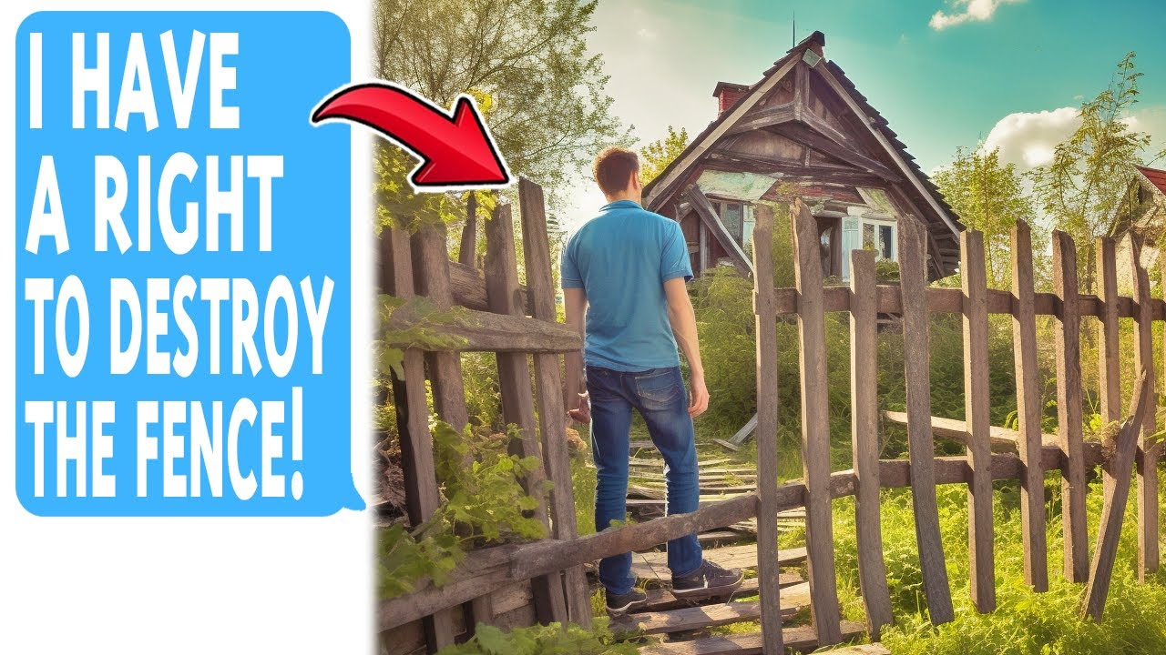 Entitled Neighbor Destroys My Fence, Says I Encroached on His Property Line!