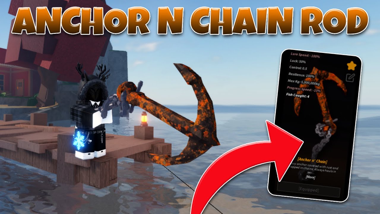 Obtaining Anchor N Chain Rod in Fisch Roblox