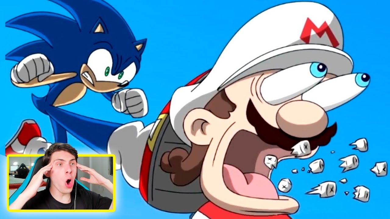 SONIC THE HEDGEHOG VS SUPER MARIO GUERRA DE MULTIVERSOS - REACCION THEKALO