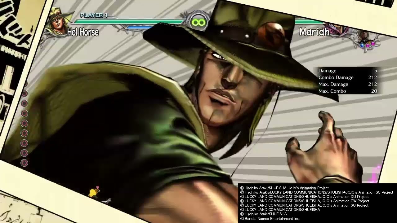 JoJo's Bizzare Adventure: All-Star Battle R - Hol Horse Moveset Showcase