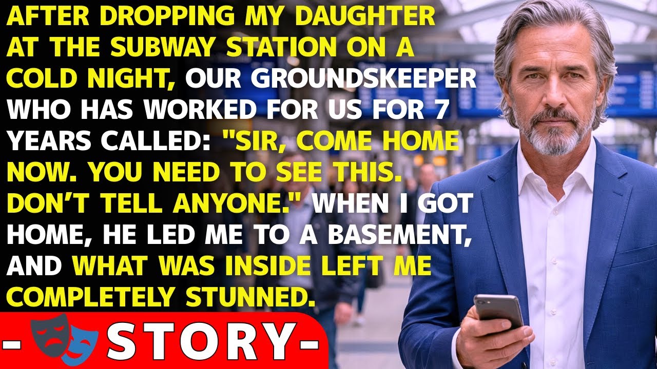 After Dropping My Daughter At The Subway Station, Our Groundskeeper Called: “Come Home Now.”