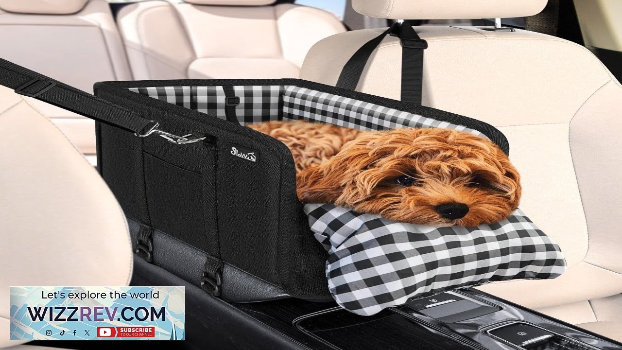 Автокресло для собак SlowTon Console с подлокотником, портативное, для собак.