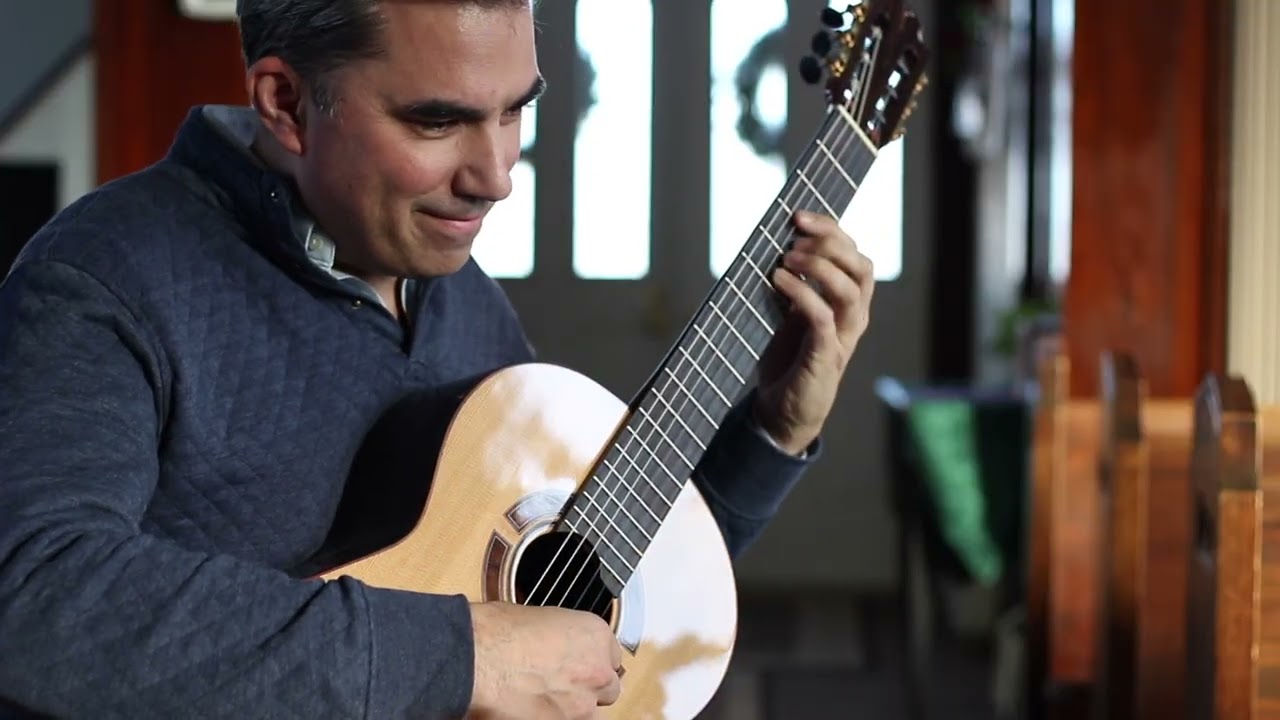 Sarabanda - Violin Partita No. 2 in D minor ( BWV 1004) - J.S. Bach - Played on guitar