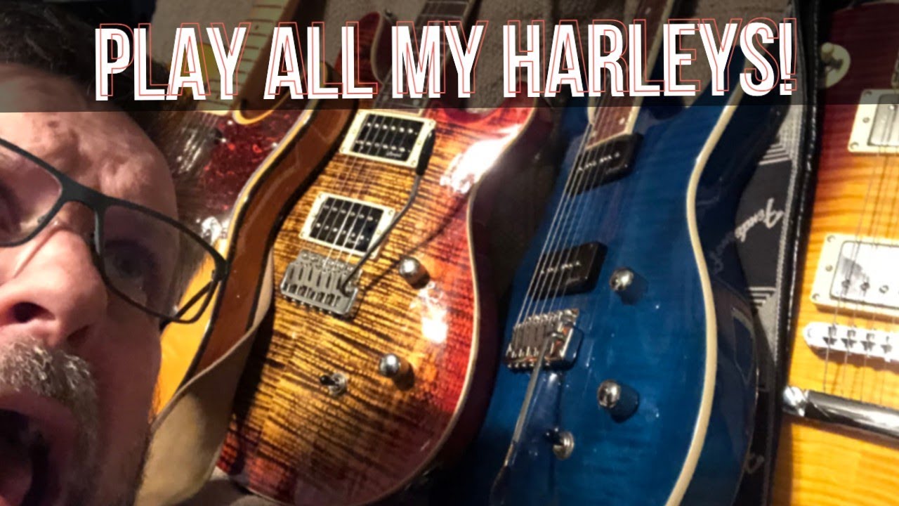 Let's Play 4 Harley Benton guitars Back to Back