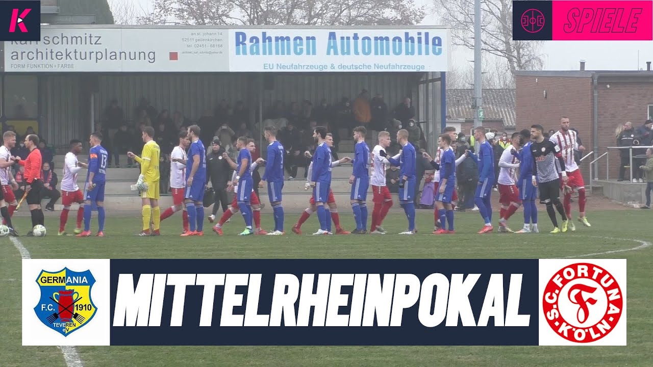 Souveräner Auftritt der Südstädter | FC Germania Teveren – SC Fortuna Köln (Mittelrheinpokal)