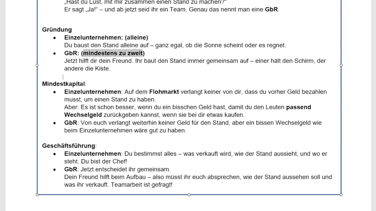 IM BWH Theorie lernen