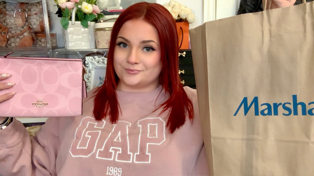 🎀 Что в моей тонкой сумке через плечо Coach | Покупки в Marshall’s