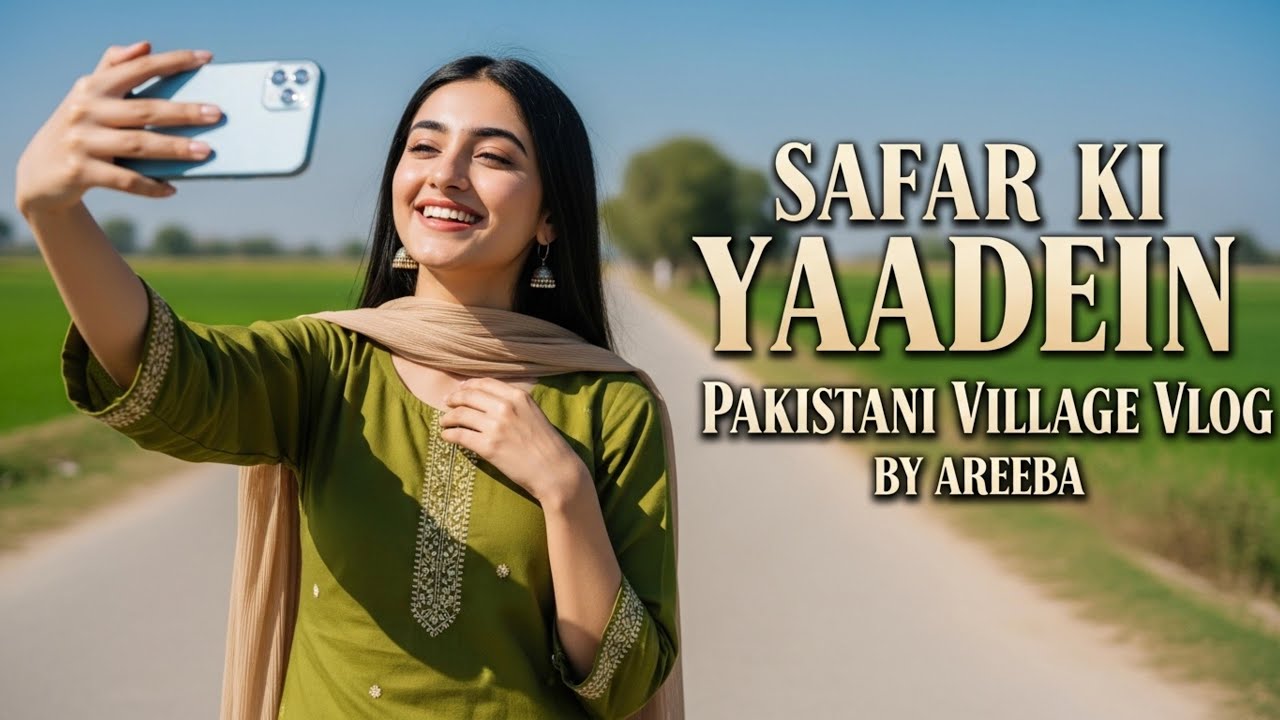 Safar Ki Yaadein | Pakistani Village Vlog by Areeba #travelvlog #pakistanivlog #villagelife #fun