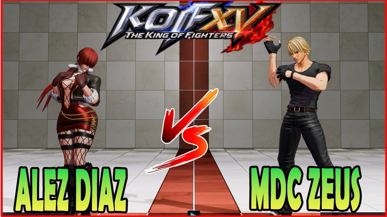 🔥KOF XV🔥ALEZDIAZ (ELISABETH,LUONG,SHERMIE) VS ZEUS (WHIP,DOLORES,ROCK)🔥THE KING OF FIGHTERS XV🔥