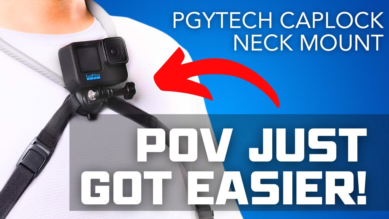 Stop! You Need This Pgytech Caplock Neck Mount for Gopro And Dji Action 4