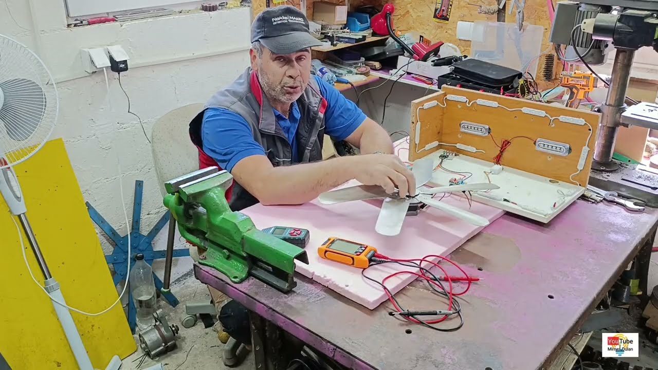 ''Može li ventilator napraviti struju - Test koračnog motora''