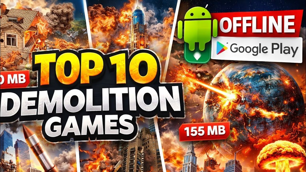 Top 10 Best Destroy & Smash Games for Android 2026 | Insane Destruction! 💥