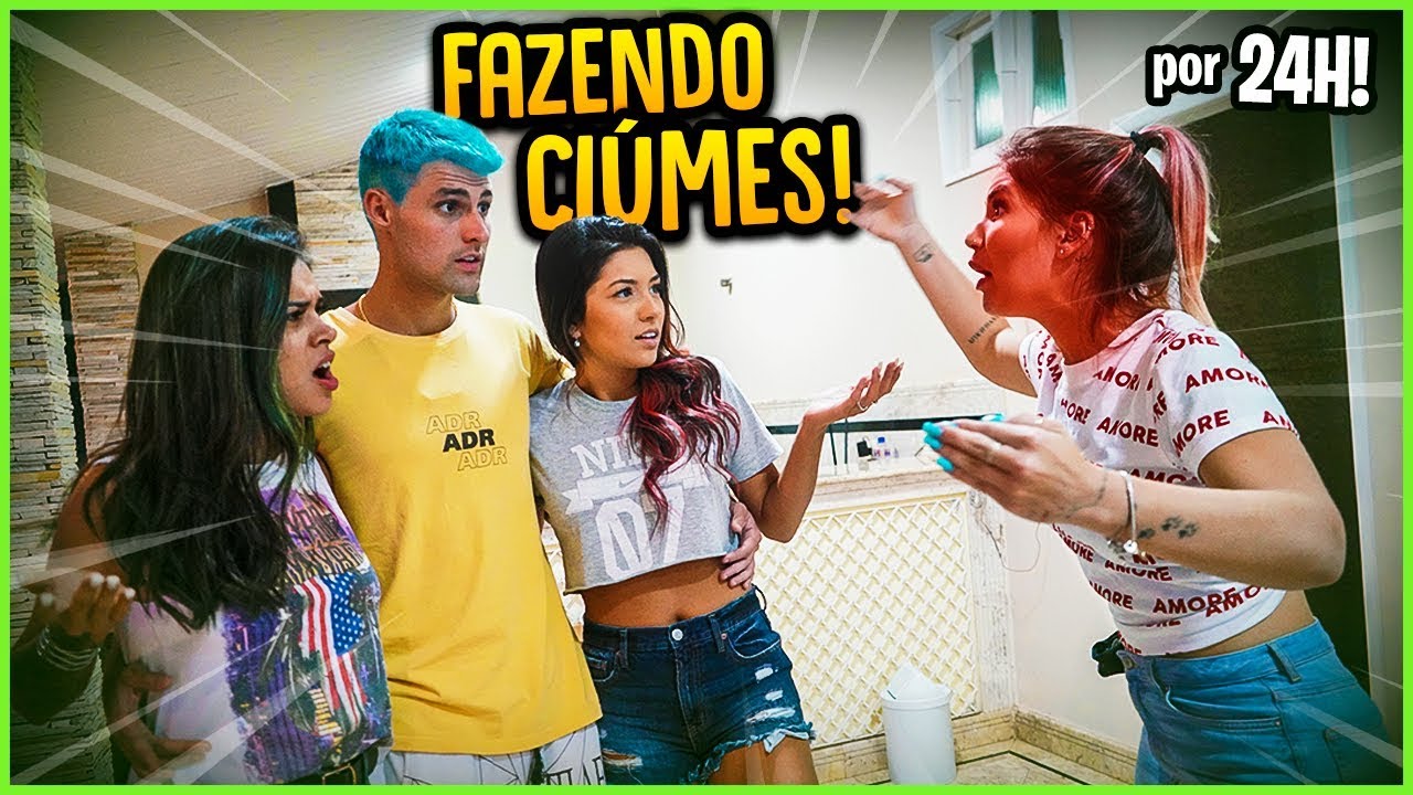 CAUSEI CIÚMES 24H NA MINHA NAMORADA!! ( DEU BRIGA? ) [ REZENDE EVIL ]