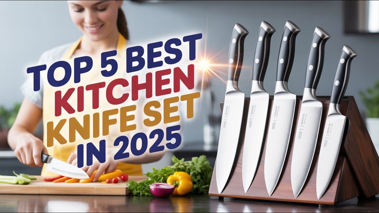 Top 5 Best Kitchen Knife Set in 2025 ||  Best Kitchen Knife Set for home cooks
