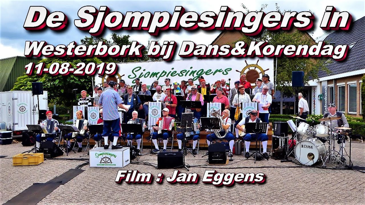 De Sjompiesingers in Westerbork bij Dans&Korendag 11 08 2019