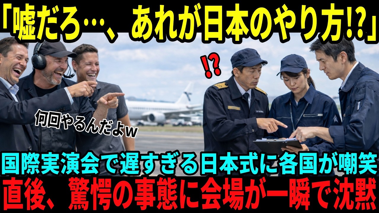【海外の反応】「日本式は遅すぎる」アメリカ本社のベテラン整備士が、日本を嘲笑した直後に青ざめた理由とは