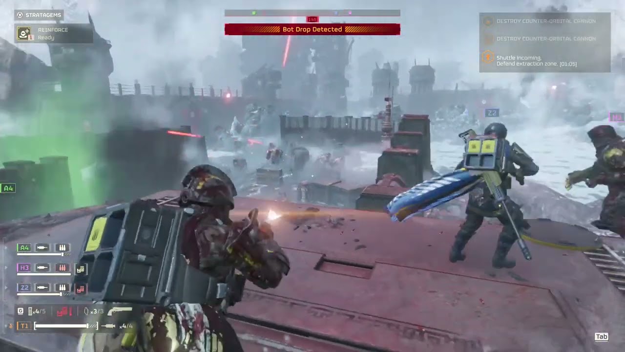 HELLDIVERS 2 Vox Engines Can Survive Shooting Down Their Dropship