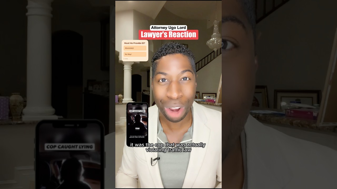 Driver Honks at Cop &mdash; Then Gets Pulled Over! Must He Show ID? Attorney Ugo Lord Reacts!
