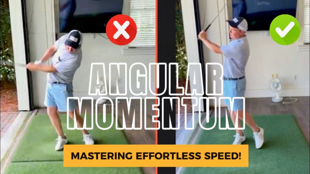 A SIMPLE Golf Lesson on ANGULAR MOMENTUM // This DRILL Works! 
