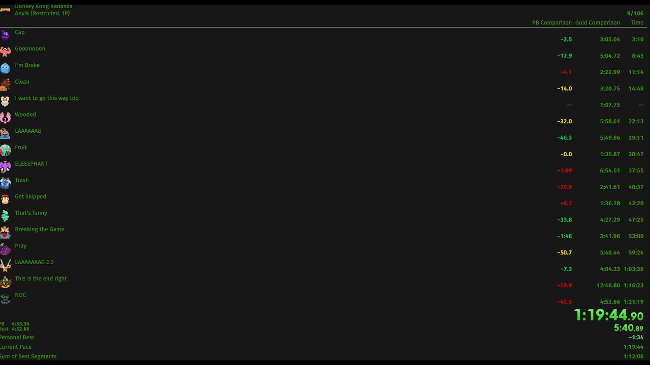 [PB] Donkey Kong Bananza 1:19:44