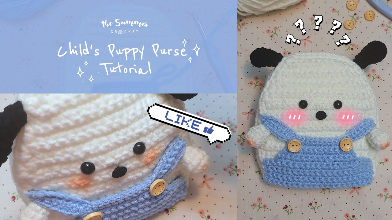 Crochet Puppy Purse Tutorial | Cách Móc Túi Chó Con | The Summer Crochet #4