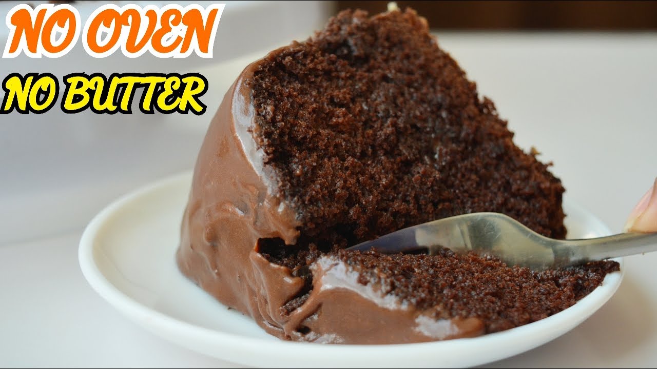 Moist Chocolate Cake With & without Oven by (YES I CAN COOK)