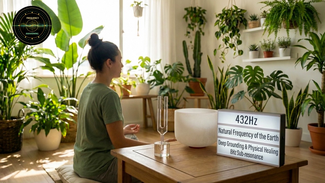 432Hz | Natural Frequency of the Earth | Deep Grounding & Physical Healing | 8Hz Sub-resonance