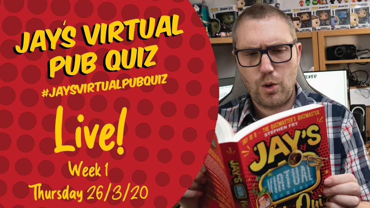 Live! Virtual Pub Quiz - Episode 1, New Quiz every Thursday Night Live 