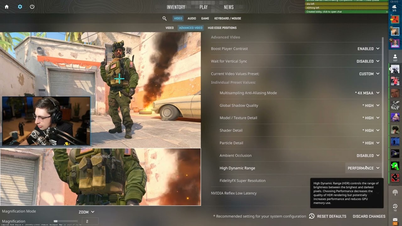 SHROUD's NEW SETTINGS IN COUNTER STRIKE 2 (CS 2)