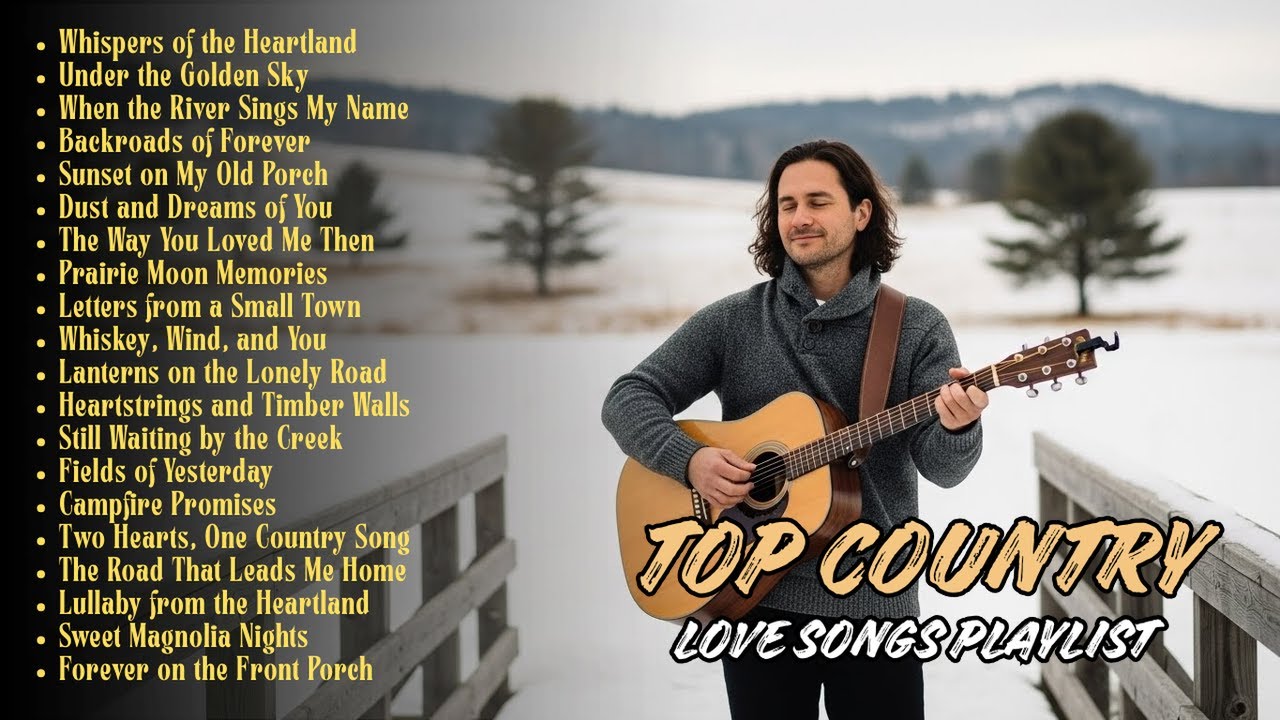 Heartfelt Country Ballads | Peaceful River Drive Mix – Alan Jackson & Willie Nelson