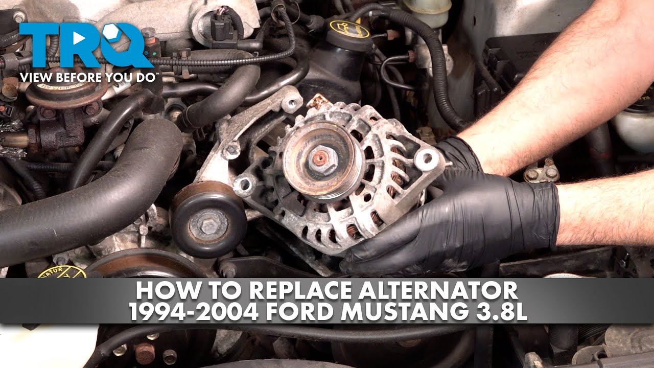 How to Replace Alternator 1994-2004 Ford Mustang 3.8L