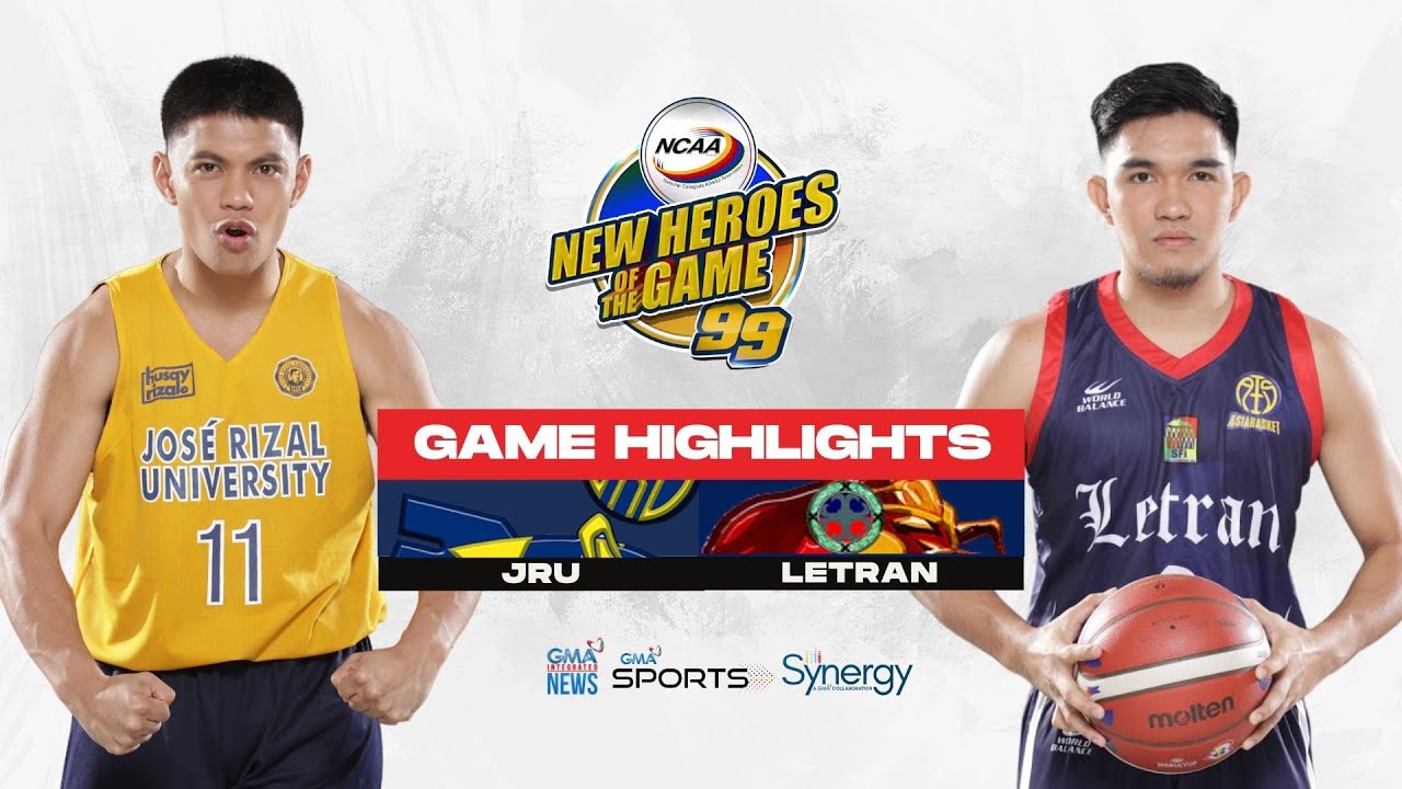 NCAA 99 Men's Basketball JRU vs Letran (Highlights) | NCAA Season 99