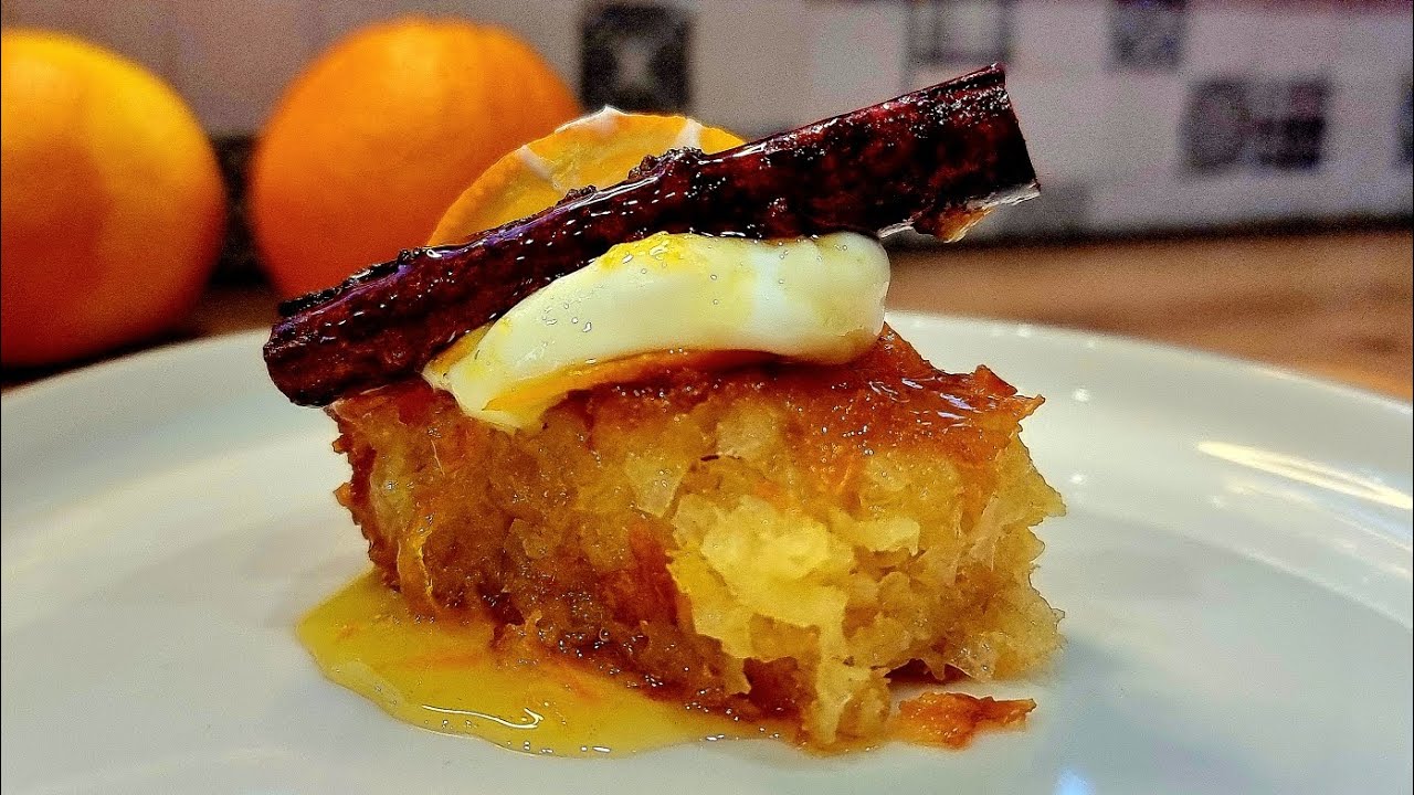 Ultra Moist Portokalopita 🍊 Greek Orange Phyllo Cake Soaked in Syrup 