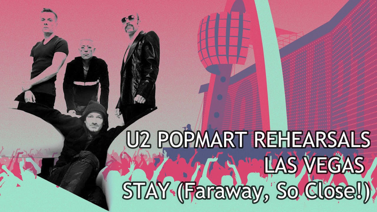 U2 / STAY live POPMART TOUR debut Rehearsals Las Vegas 1997 iem rare audio. Acoustic soundboard