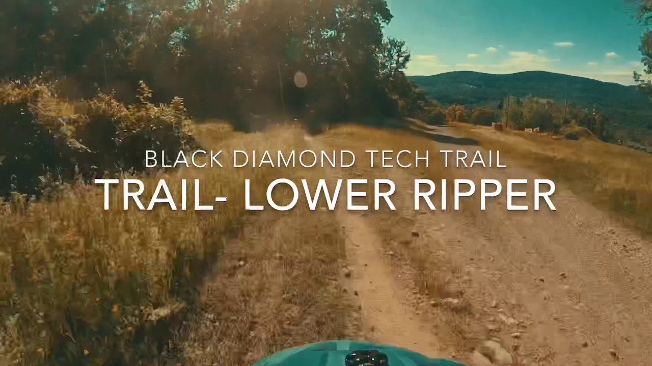 RIDING BLACK DIAMOND TECH TRAIL AT MOUNTAIN CREEK BIKE PARK NJ