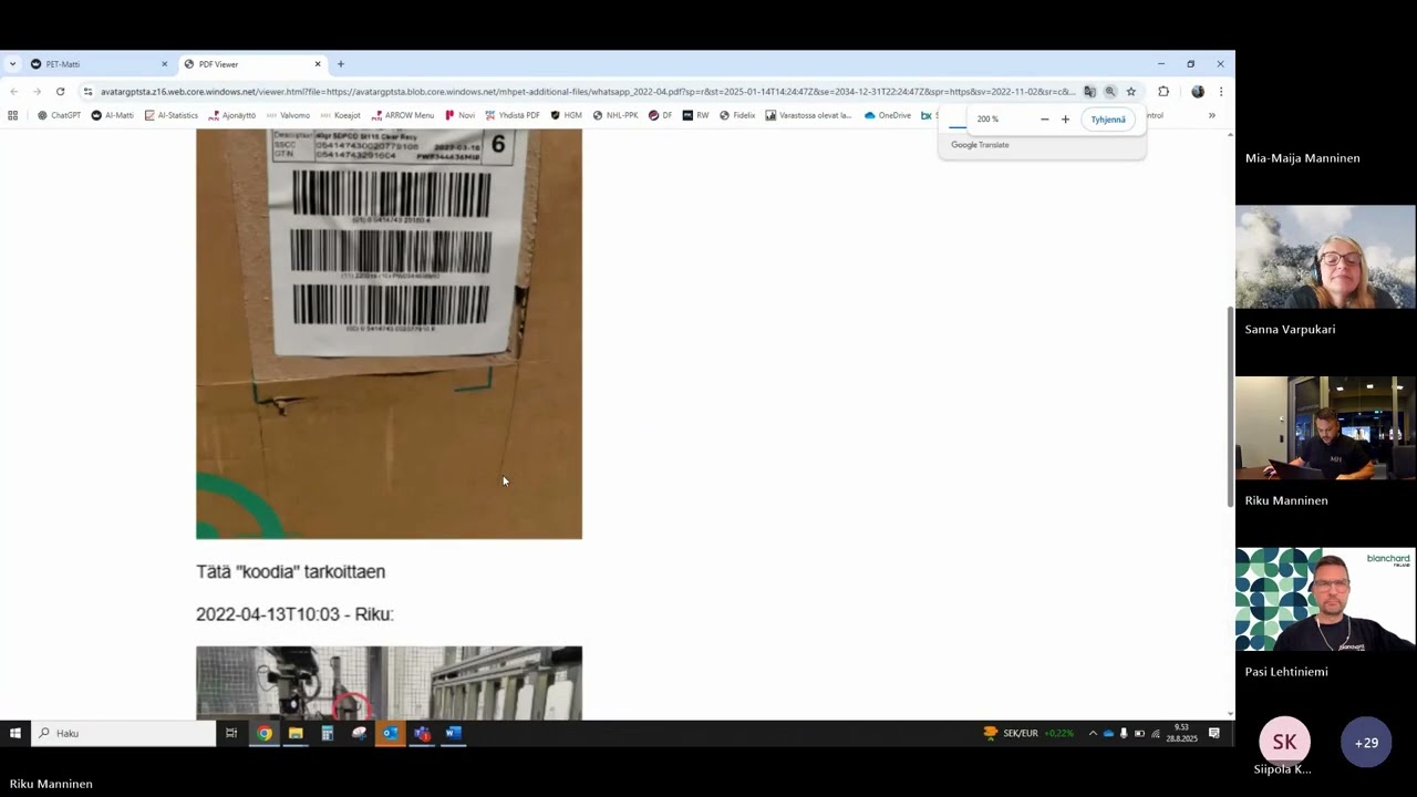 Practical example The solution was found in seconds