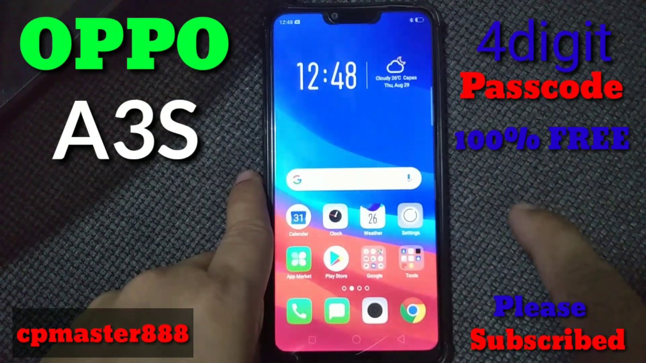 OPPO A3S UNLOCKED PASSWORD 100% FREE and TESTED, NO HARD RESET,  NO DATA LOSS!!! NO INTERNET.  FRP
