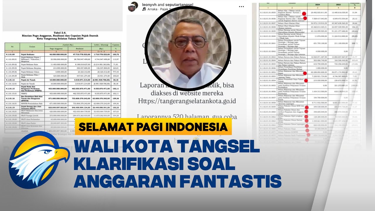 Eksklusif! Wali Kota Tangsel Jawab Kritik Leony Soal Anggaran Fantastis [Selamat Pagi Indonesia]