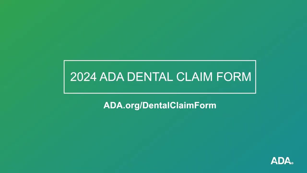 ADA Dental Claim Form